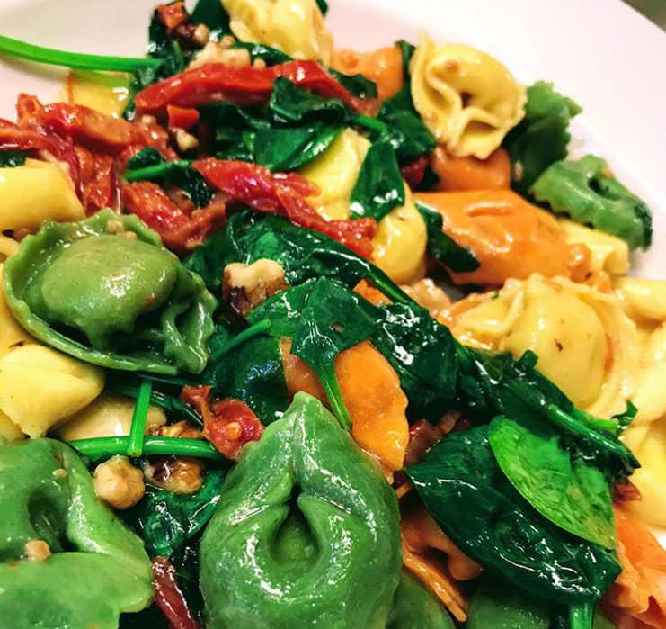 Basil Buttered Tortellini